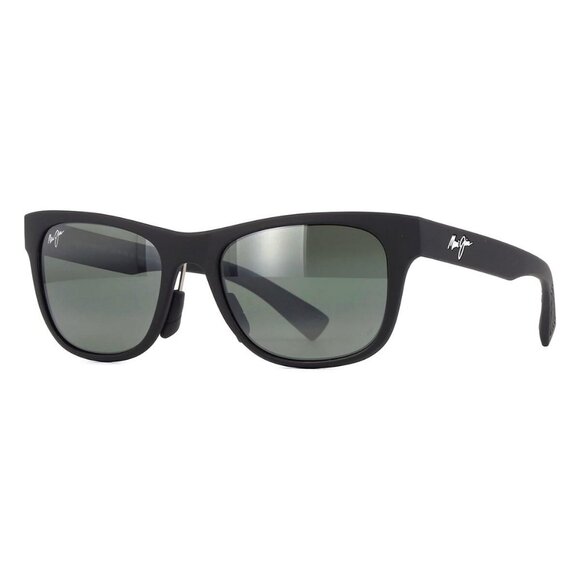 New MAUI JIM Kapeau Black Polarised Square MJ0684S 001 Sunglasses Women - Picture 1 of 4